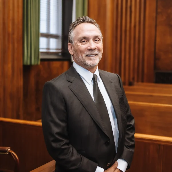 Attorney James Krupp in court